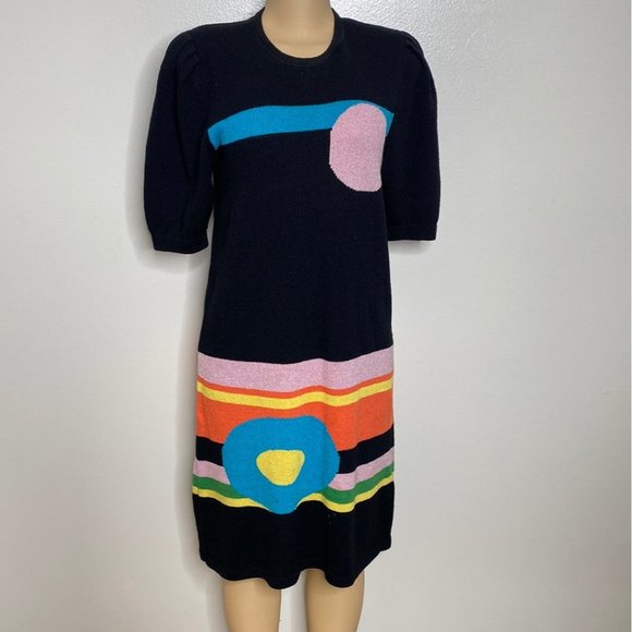 ROBERTA FASHION MULTICOLOR SWEATER DRESS SZ M - Picture 1 of 6